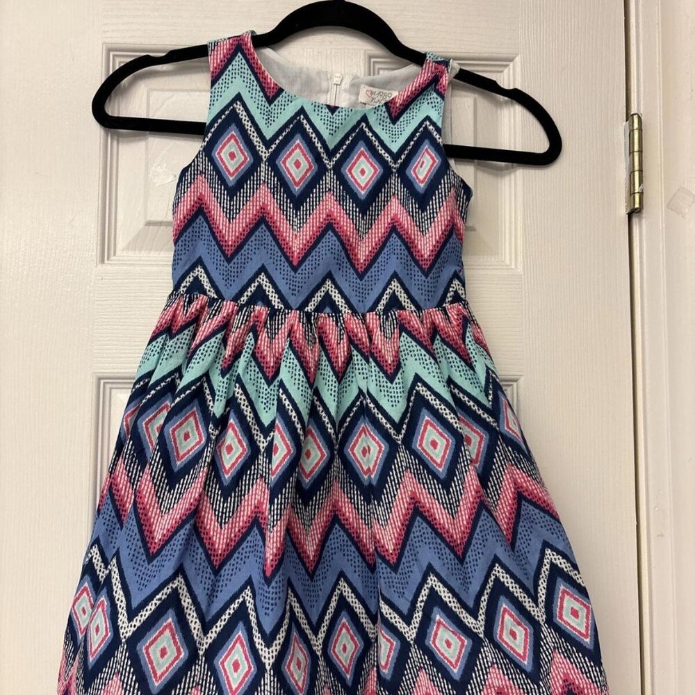 The Children’s Place Dress Sleeveless Full Shirt. Lined. Size 5. Casual Summer - Picture 1 of 6